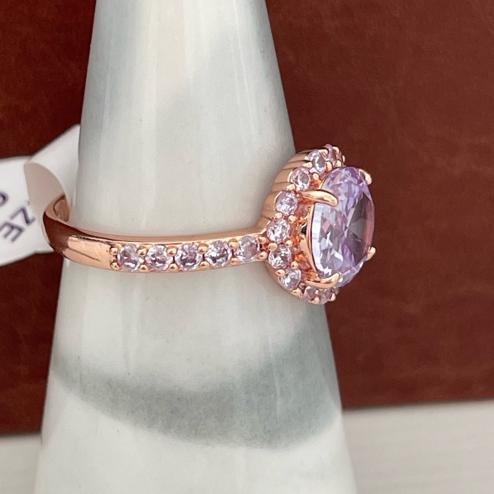 Size 9 lavender on rose gold